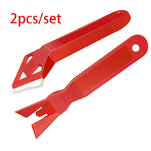 Load image into Gallery viewer, 2pcs Negative Angle Scraper Silicone Trowel Glass Plastic Shovel Blade Removal Of Residual Rubber Home Improvment
